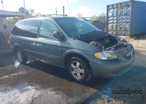 2005 Dodge Grand Caravan Sxt из США, поврежденный, VIN 2D4GP44L55R364341